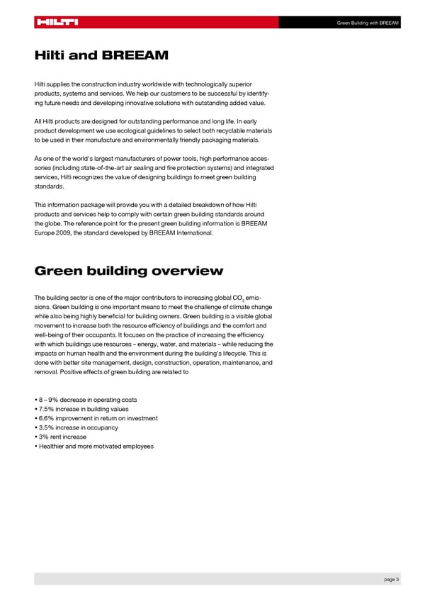 Green Building with BREEAM - Page 3