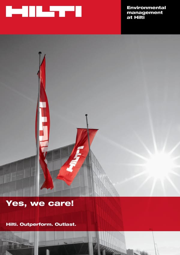 Environmental Management at Hilti - Page 1