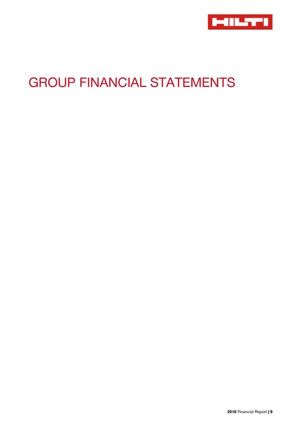 2018 Financial Report - Page 11