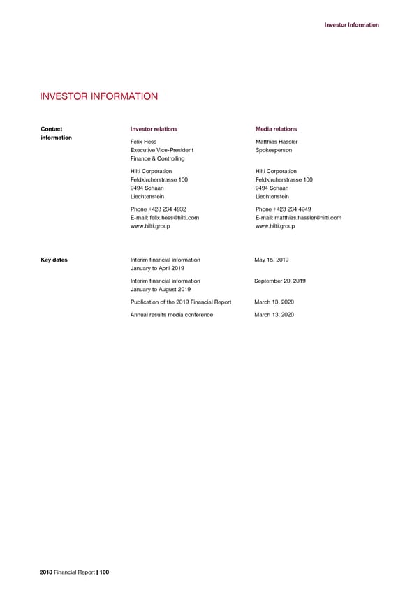 2018 Financial Report - Page 102