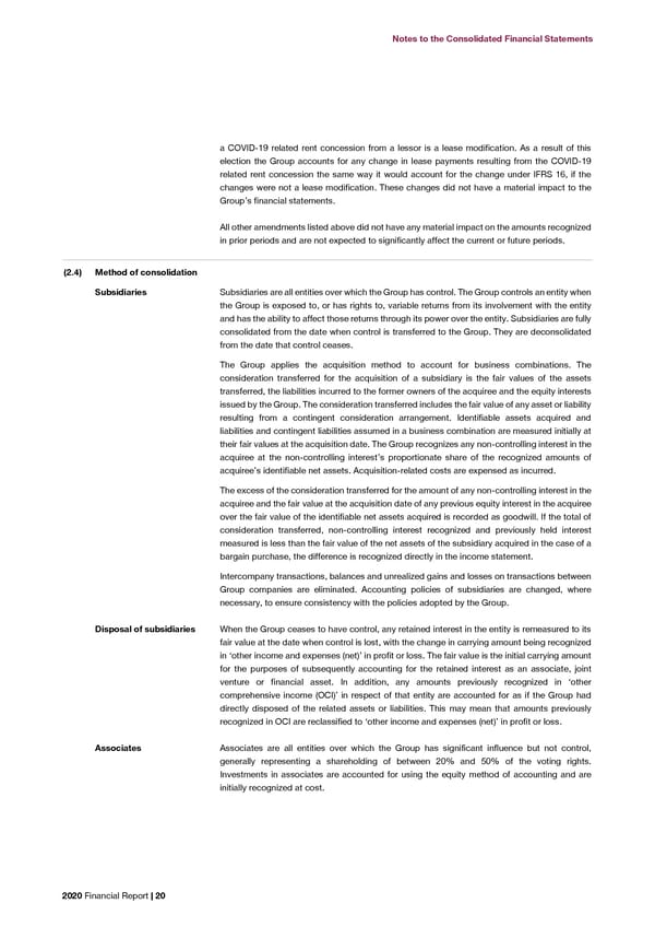 2020 Financial Report  - Page 22