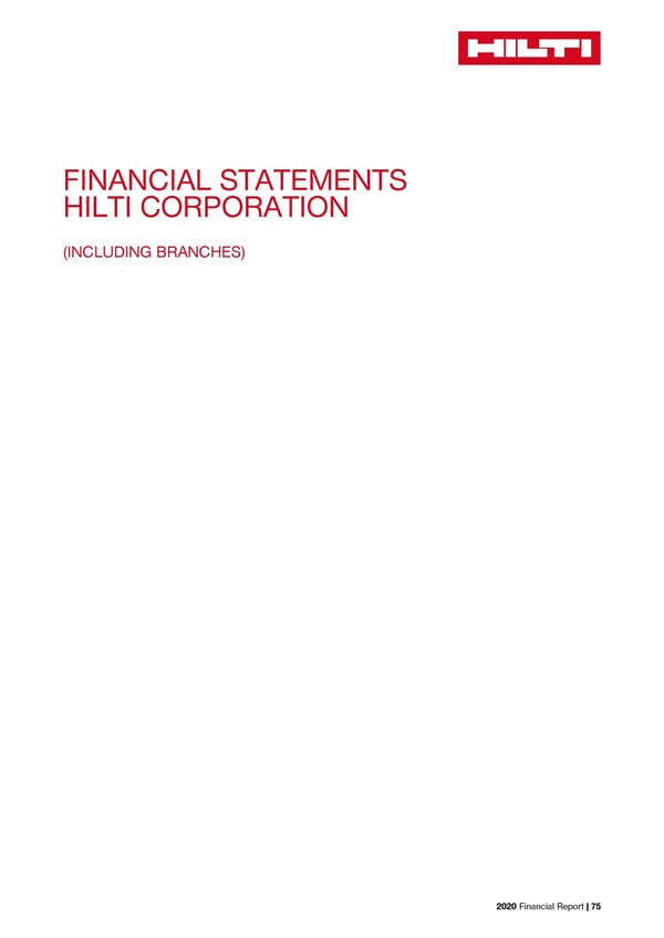 2020 Financial Report  - Page 77