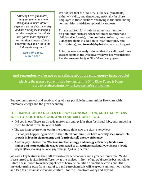 Not Worth it: Fracked Gas and Petrochemical - Page 2